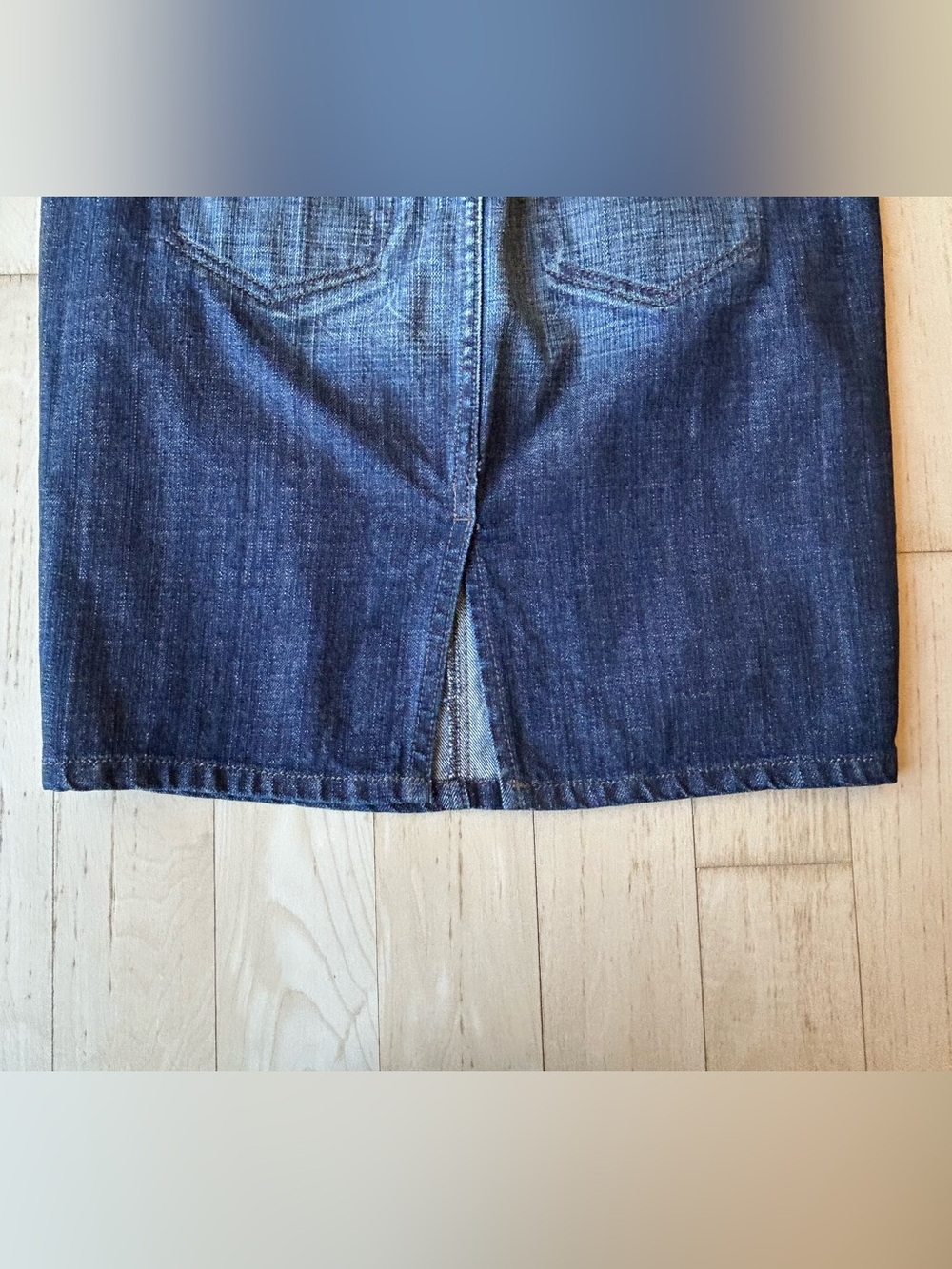 Joe's Jeans Ella Trouser Denim Pencil Skirt in Dark Wash Size 28 - Picture 6 of 14